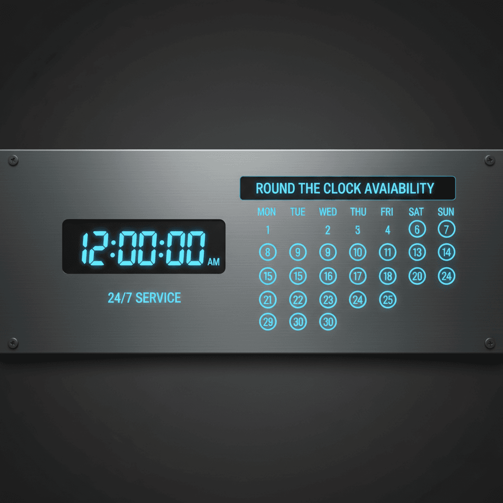 24/7 availability